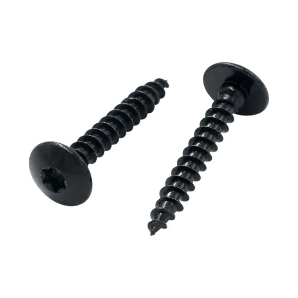 Holzschrauben Tellerkopf schwarz 6,0 x 40 mm - 500 Stk.