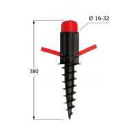 Schirmständer zum Einschrauben 16-32x380 mm PWA1