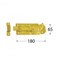Schlossriegel 180x65 mm WZP180