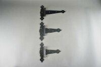 Kreuzgehänge dekorativ schwarz 200x50x190x2,5 mm