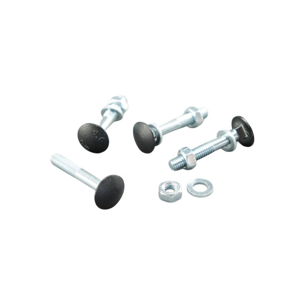 4er Set Schlossschraube schwarz 8 x 60 mm