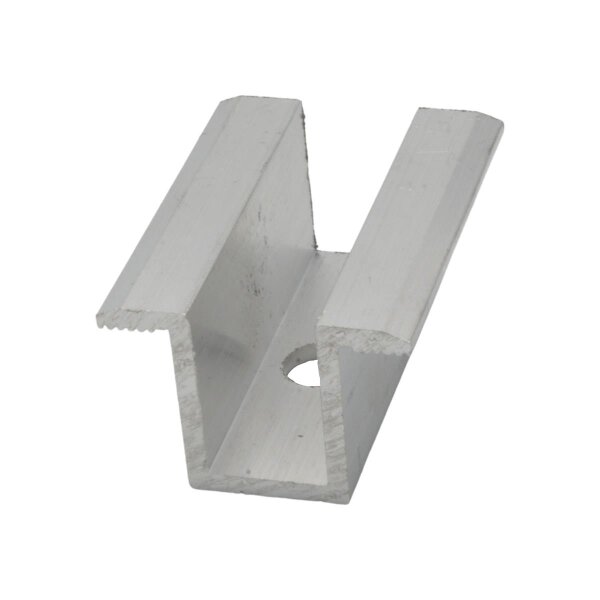 PV Mittelklemme / Zentralklemme Alu silber