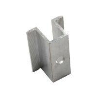 PV Mittelklemme / Zentralklemme Alu silber