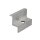 Endklemme Aluminium M8 Loch 35mm silber