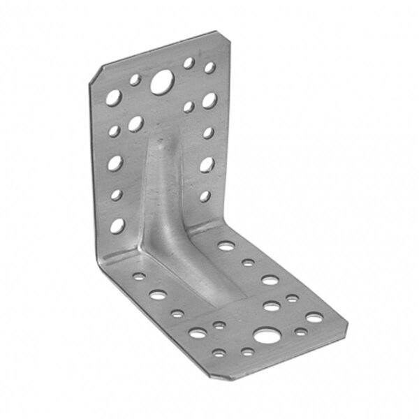 Schwerlast Winkelverbinder mit Sicke 90x90x65x2,5mm KP1
