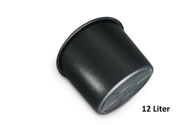 5-20L Baueimer PP Kunststoff schwarz 12 Liter