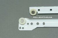 Laufschienen 21mm Schubladenschiene mit Rollenführung 45 cm