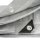 Abdeckplane Gewebeplane mit Ösen 1,5m - 20m Länge 120 g/m² - silber 6m x 8m
