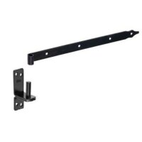 Ladenband Schwarz 2er Set - 800x40mm - Ø16mm