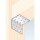 Lochplattenwinkel mit Sicke 60x60x60x1,5mm KMP5
